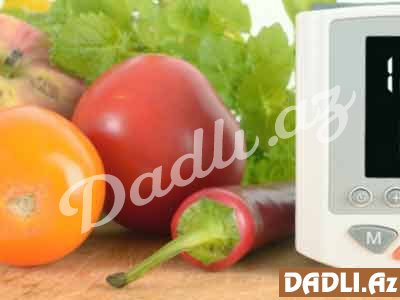 Yüksək təzyiqdən əziyyət çəkənlər üçün faydalı qidalar