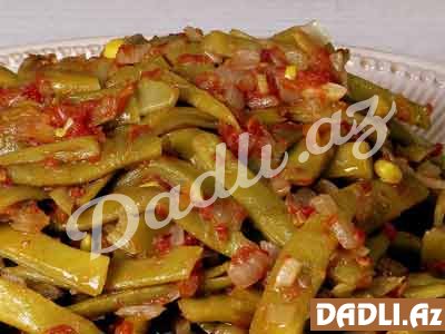 Zeytunyağlı təzə lobya resepti - Video resept