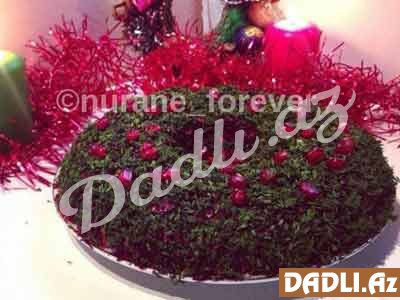 Yeni il çələngi salatı resepti