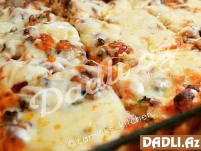 Göbələkli zapekanka resepti