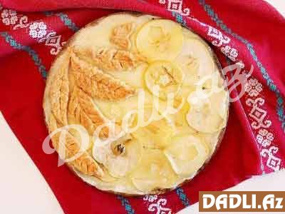 Almalı darçınlı piroq resepti