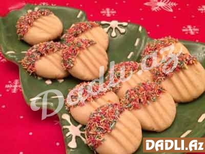 Bəzəkli peçenya resepti