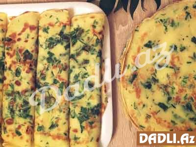 Yaşıl krep resepti