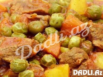 Yaşıl noxud yeməyi resepti - Video resept