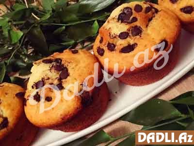 Damla şokoladlı muffin resepti