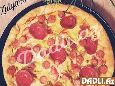 Kənarları dolu pizza resepti