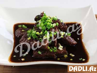 Moğol üsulu ət resepti - Video resept