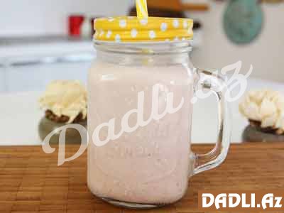 Çiyələkli süd resepti - Video resept