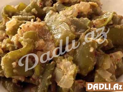 Yumurtalı təzə lobya qovurması resepti - Video resept