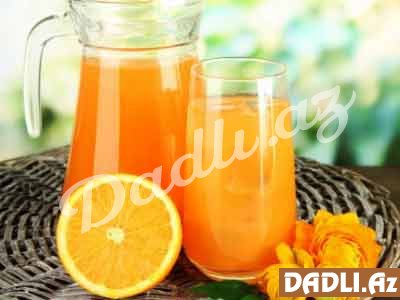 1 portağaldan 2 litr portağal şirəsi resepti