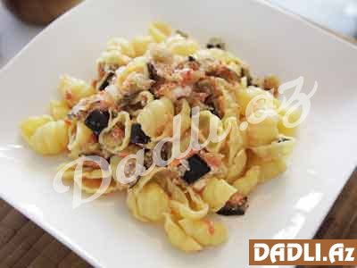 Badımcanlı makaron resepti - Video resept