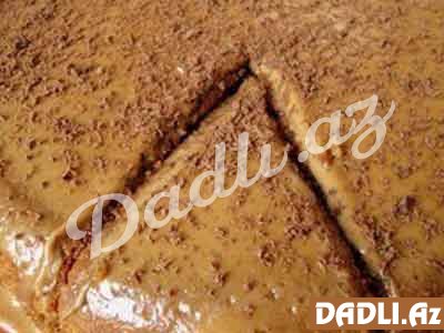 Qəhvəli asan piroq resepti