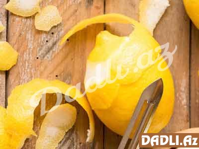 Limon qabıqlarını atmayın!