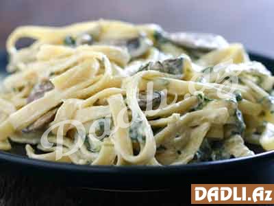 Fettuccine alfredo (Fettucini) resepti