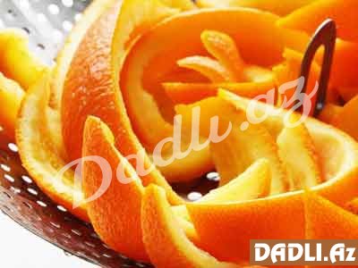 Portağal qabıqlarını atmayın! Çox faydalı resept