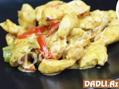 Köri souslu toyuq resepti - Video resept