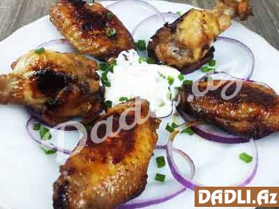Sobada toyuq qanadları qızartması resepti