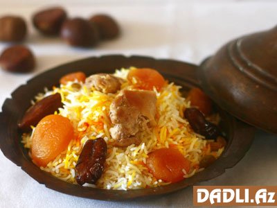 Toyuqla parça-döşəmə plov resepti - FOTO RESEPT