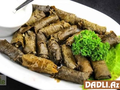 Ətli yarpaq dolması resepti
