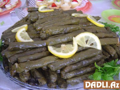 Uzunsov yarpaq dolması resepti