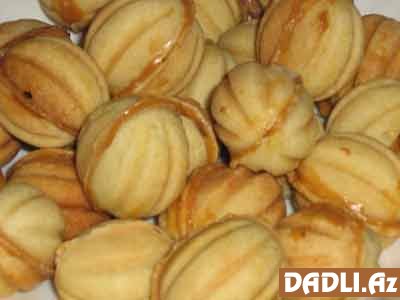 Qoz peçenyesi resepti