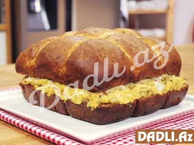 Toyuqlu çörək arası resepti
