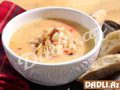 Badamlı toyuq şorbası resepti