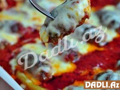 Pomidor souslu, pendirli köftə resepti