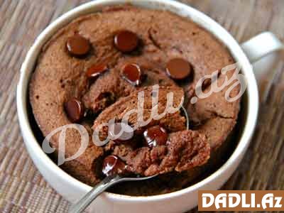 Şokoladlı fincan keks resepti