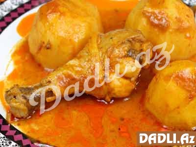 Kartoflu toyuq resepti - Video resept