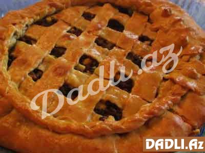 Döyülmə xəmirdən ətli piroq resepti