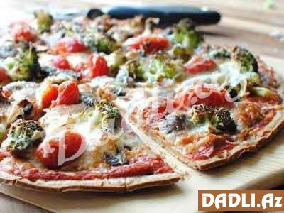 Pizza üçün südlü nazik xəmir resepti