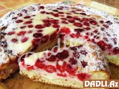 Ovulan xəmirli moruqlu piroq resepti