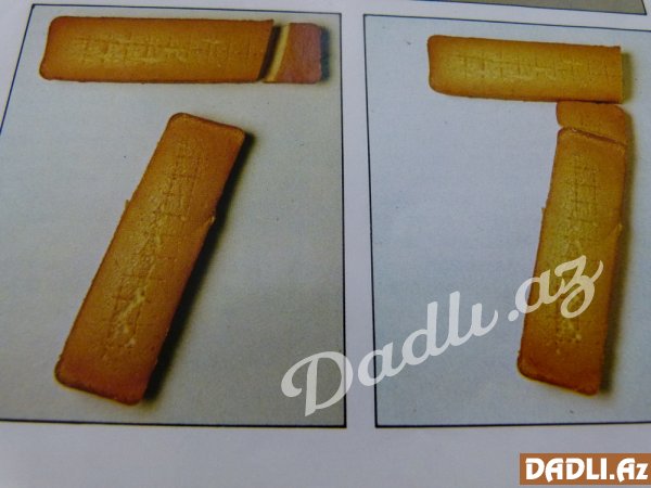 7 rəqəm tort hazırlama - FOTO RESEPT