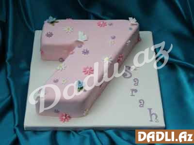 7 rəqəm tort hazırlama - FOTO RESEPT