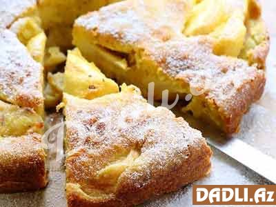 Qatılaşdırılmış südlü şarlotka resepti