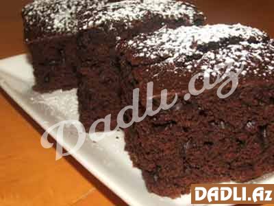 Qozlu kakaolu keks resepti