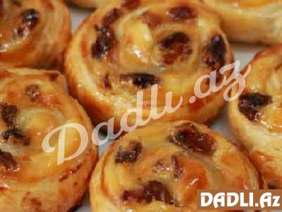 Qozlu mürəbbəli bulku resepti