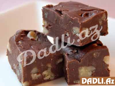 Qozlu şokoladlı pomadka resepti