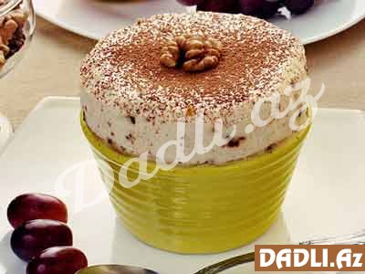 Qozlu və ballı parfe resepti