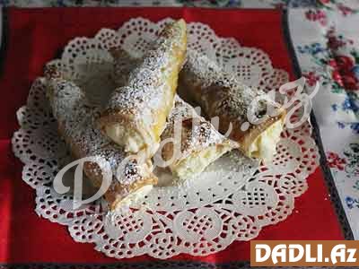 Fransızsayağı şirin boruqlar (truboçka) resepti