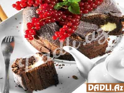 Maskarponlı şokoladlı piroq resepti