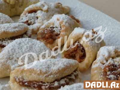 Almalı qurabiyə resepti