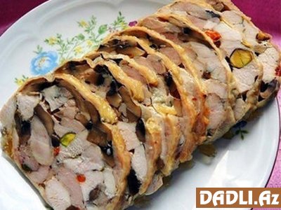 Fıstıqlı toyuq ruleti resepti