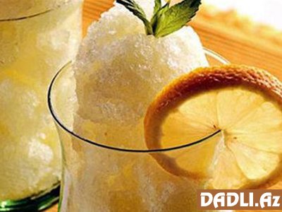 Donmuş limonad resepti