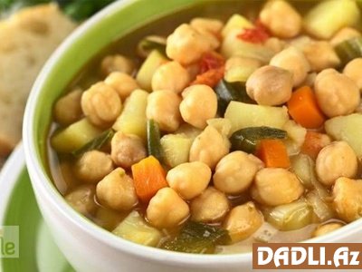 Noxudlu göy soğan resepti