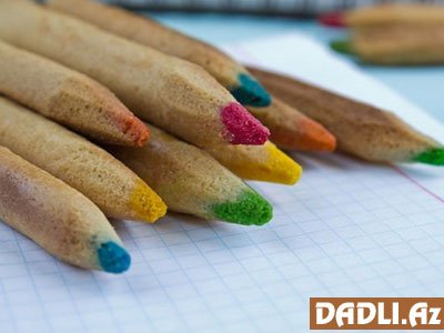 Uşaqlar üçün Qələm peçenye resepti