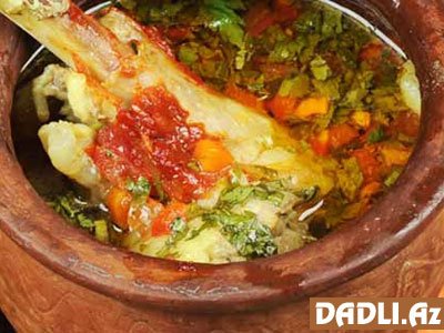 Ətli buğlama resepti