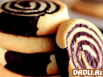 İki rəngli peçenye resepti