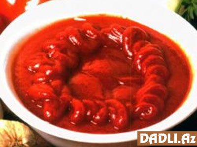 Evdə hazırlanan ketçup resepti